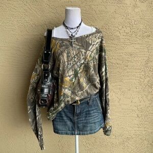 Mossy Oak Women's Camouflage Long Sleeve Top